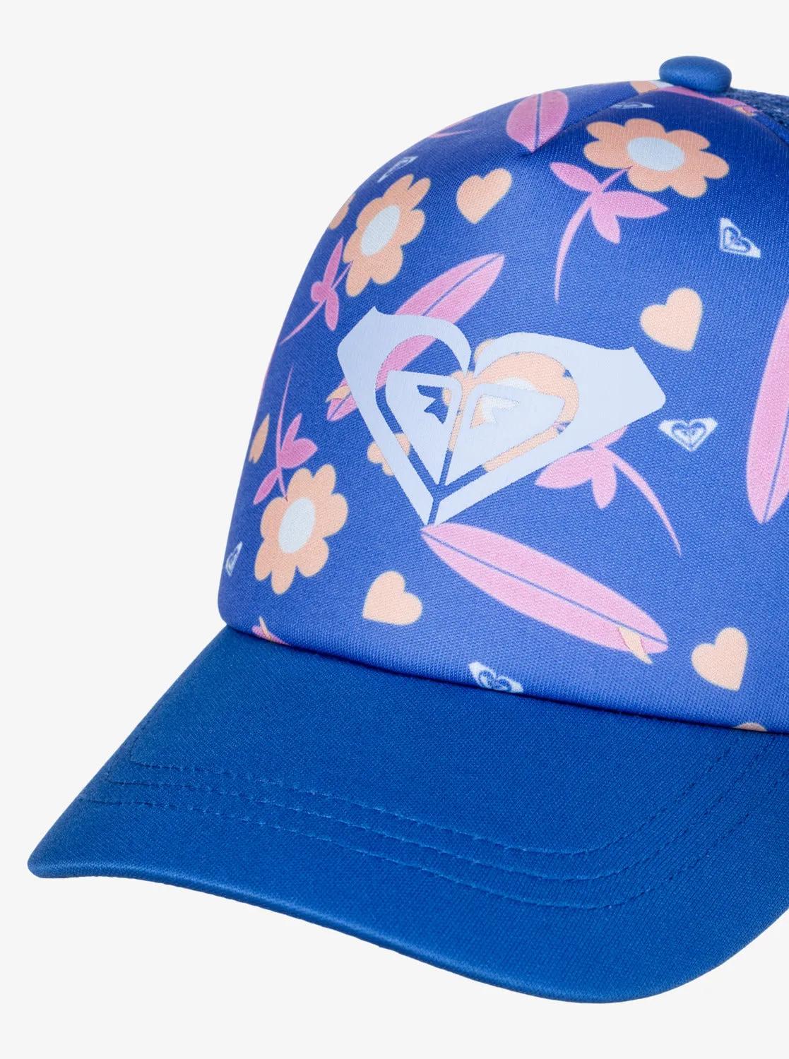 Girls 2-7 Sweet Emotions Trucker Hat - Ultramarine Lorem