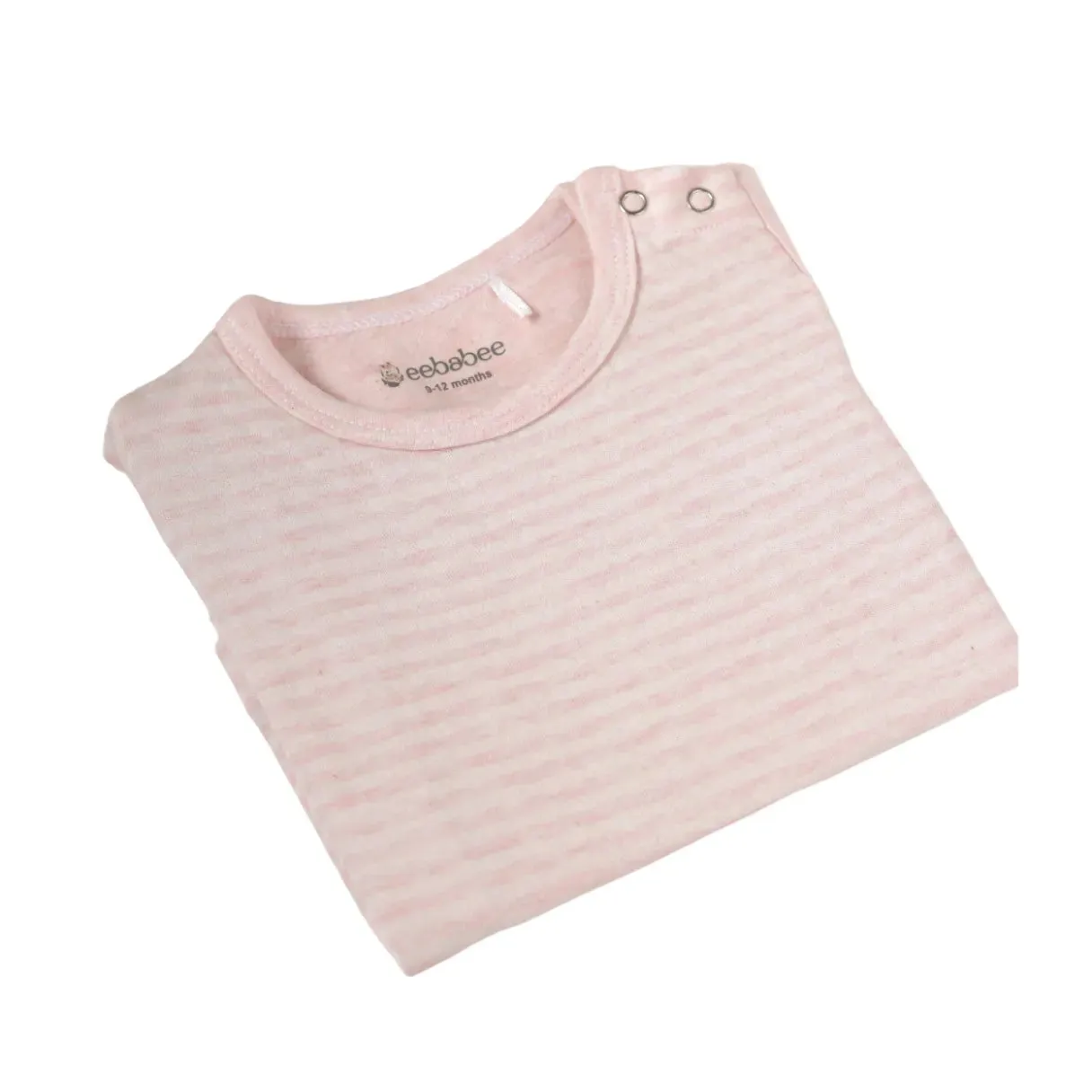 Half sleeve pink little boys stripe t-shirt for baby