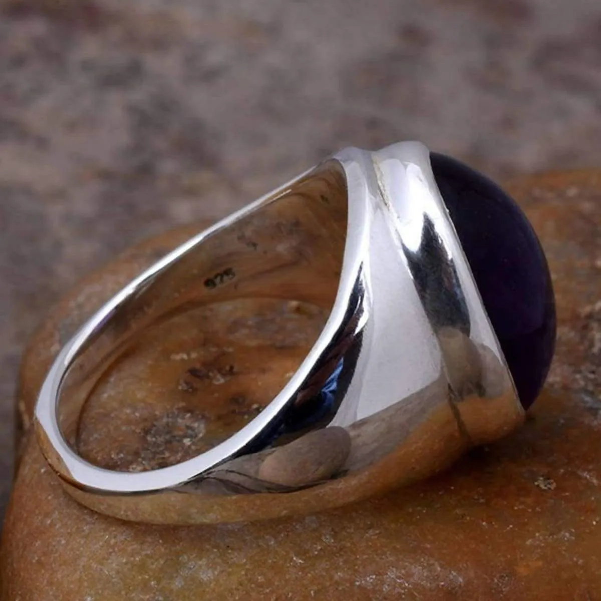 Handmade Purple Amethyst Ring