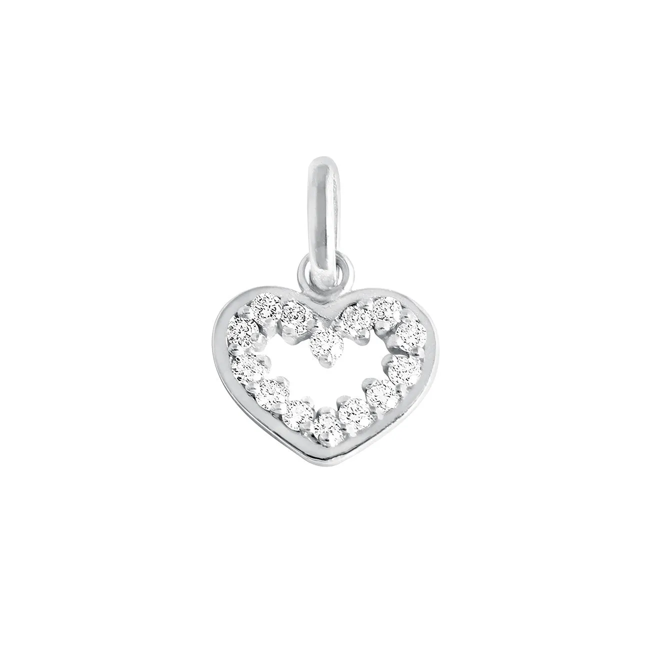 Heart Supreme diamond pendant, White Gold