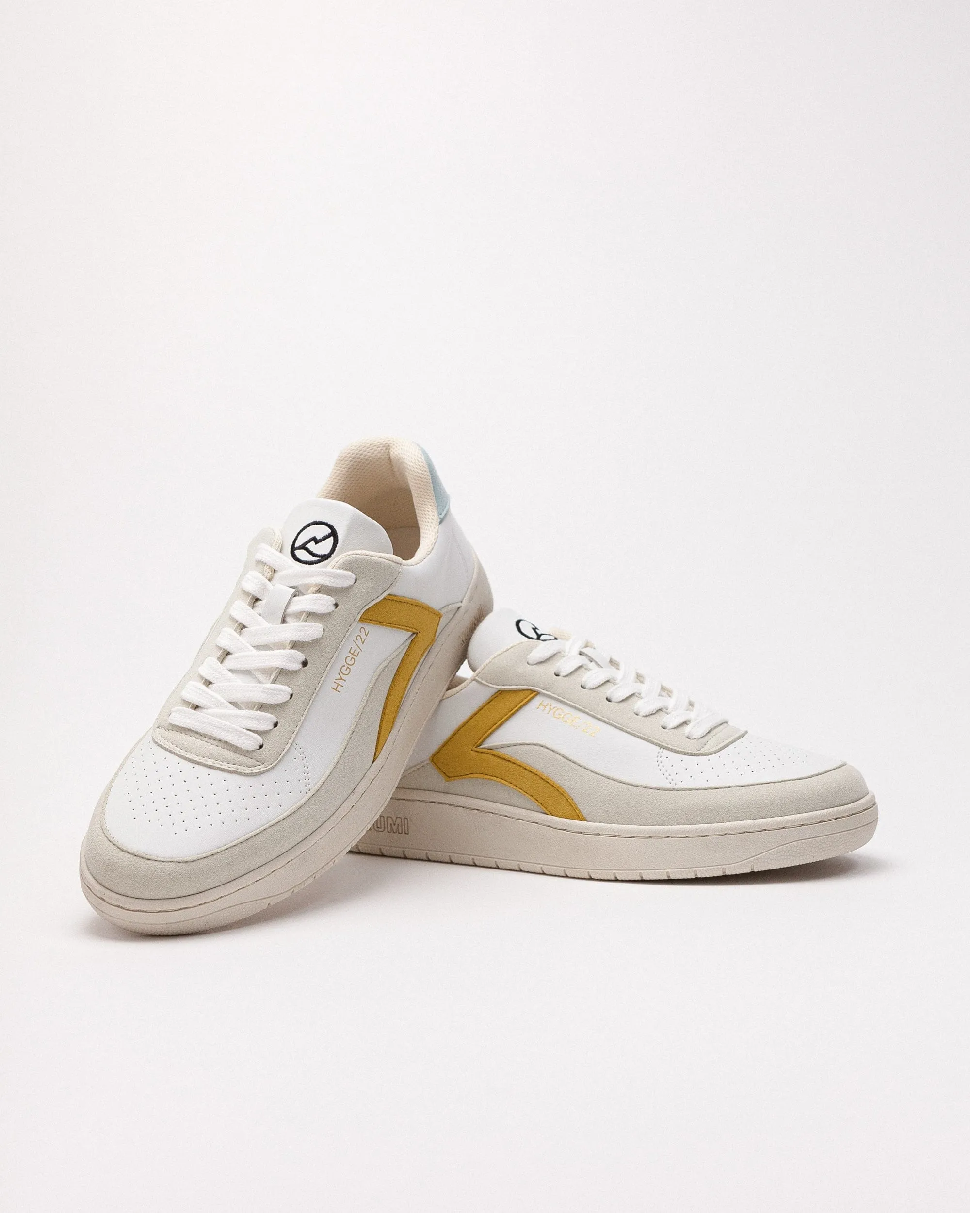 Hygge/22 Unisex Vegan Suede Sneakers | Light Lemon