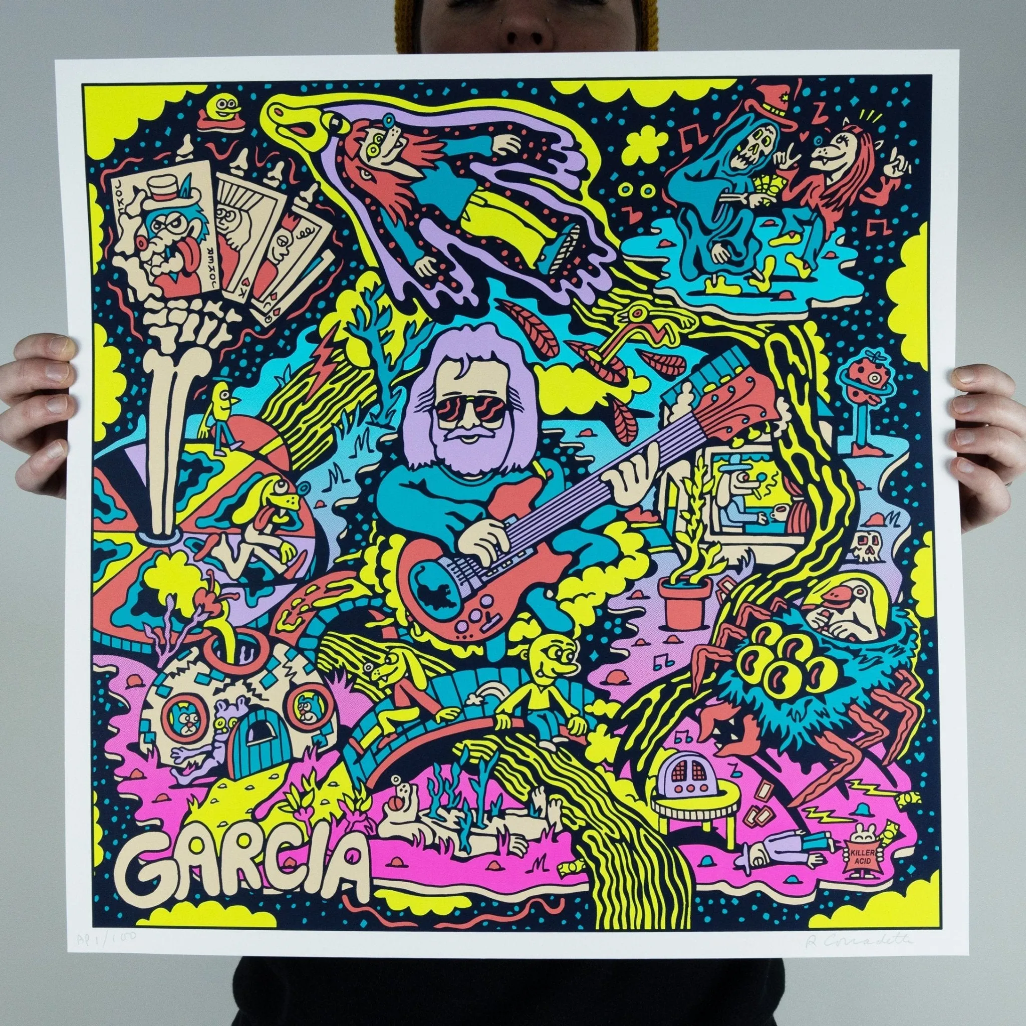 Jerry Garcia Screen Print