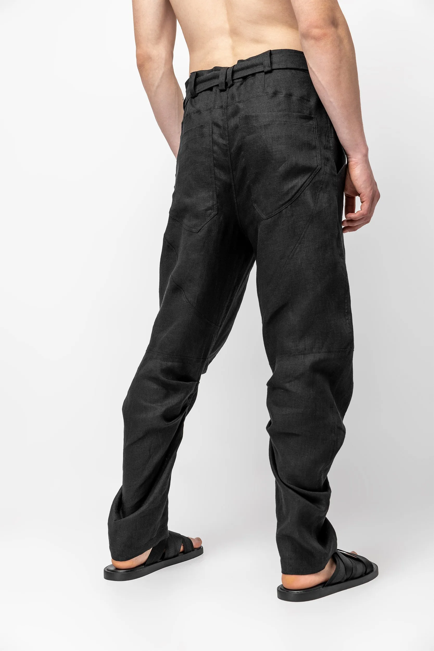 Kaihatsu Mens Pants Black