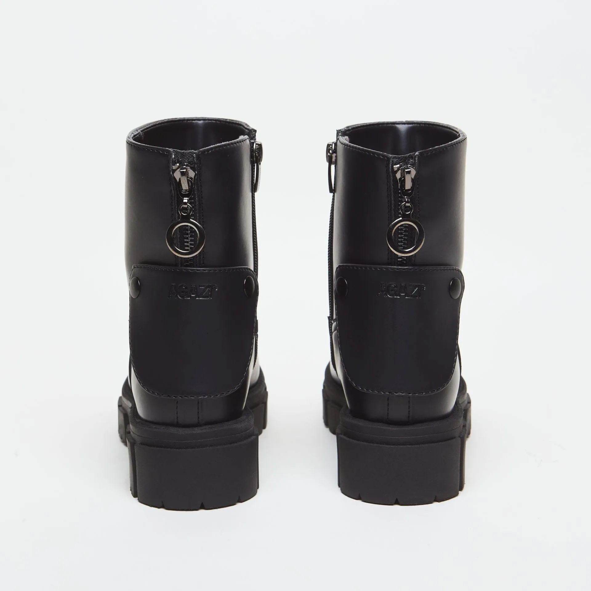 Kama Vegan Leather Boots | Black