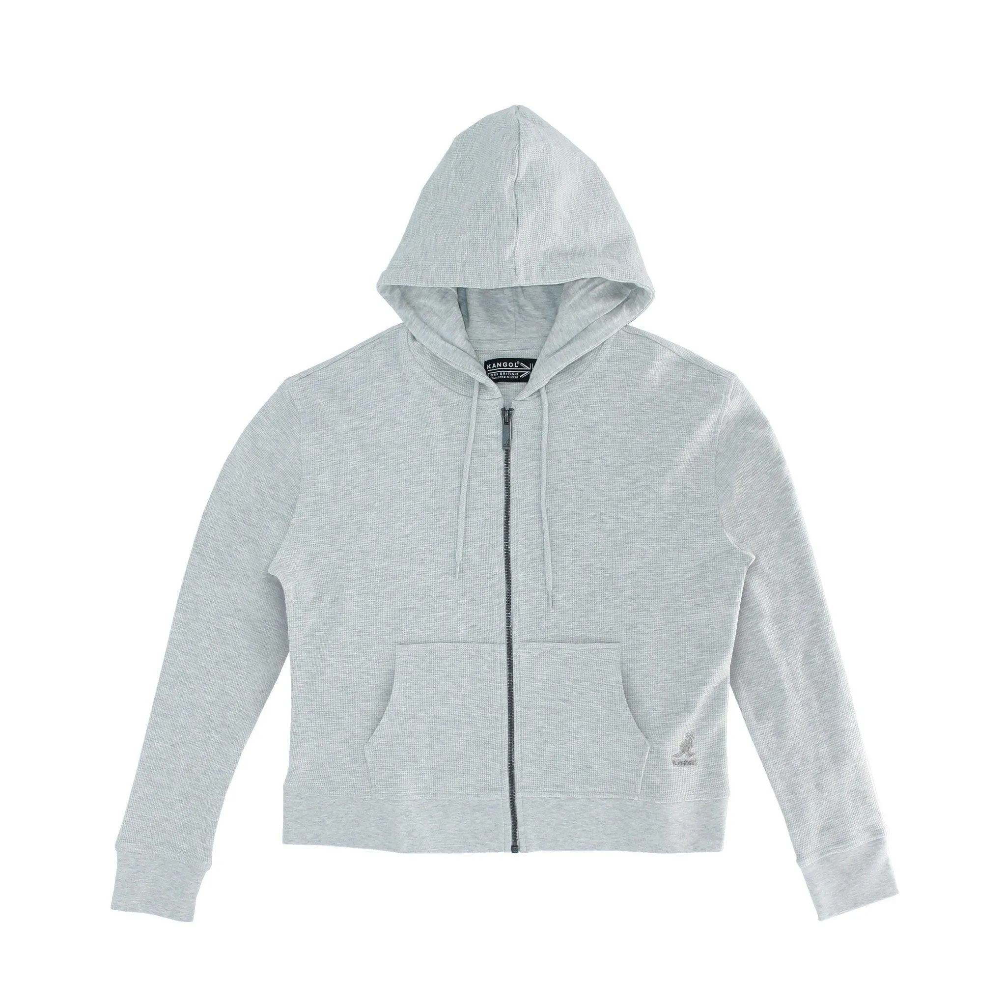 Kangol Women's Waffle Full Zip Hoodie