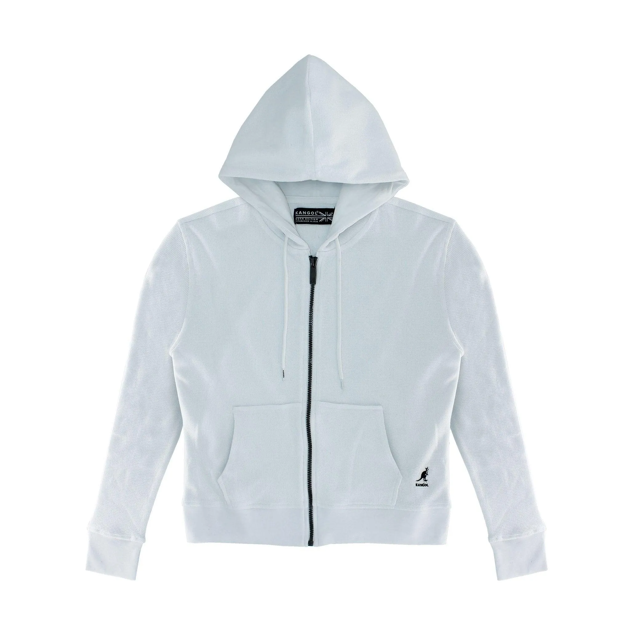 Kangol Women's Waffle Full Zip Hoodie