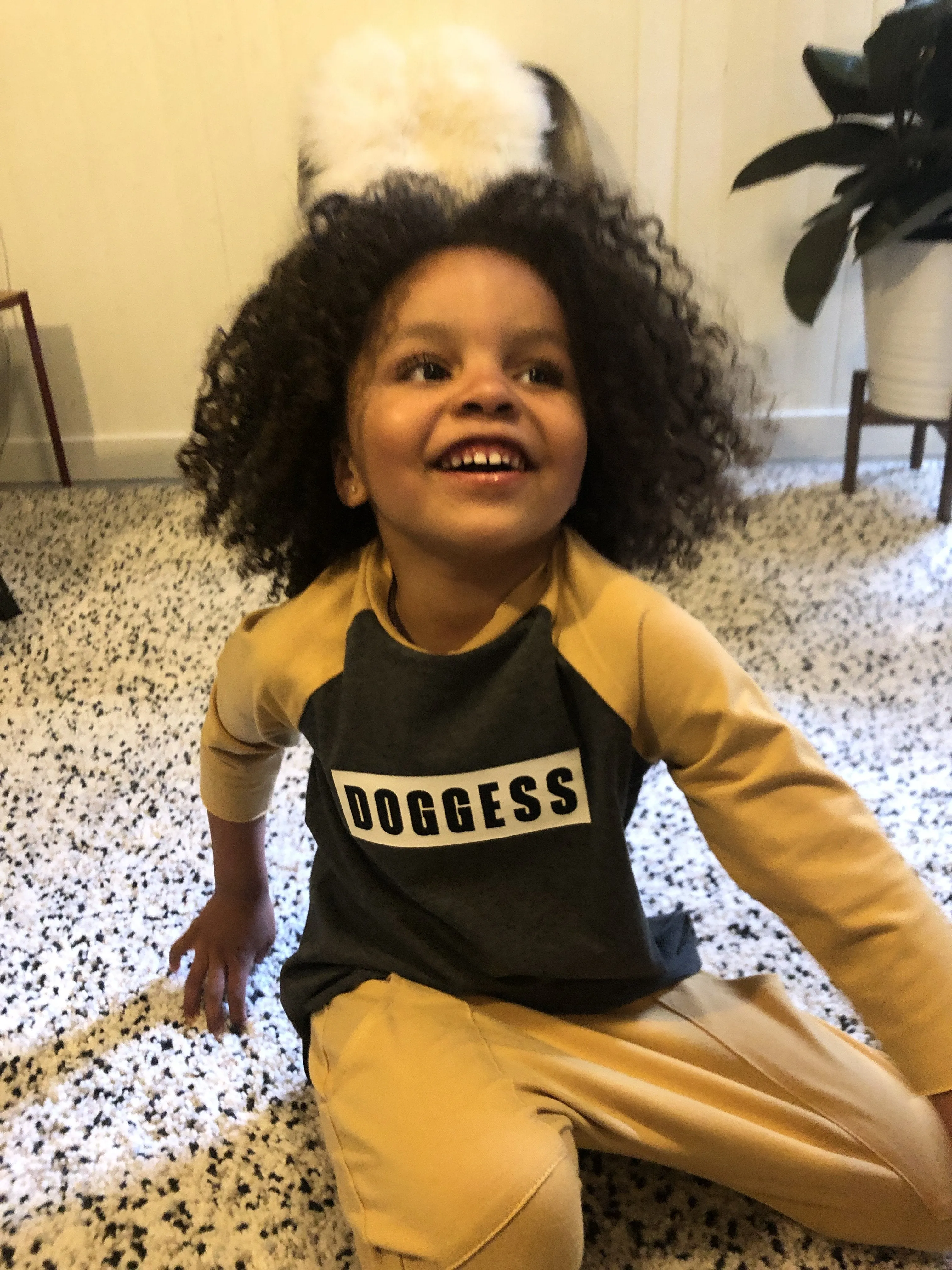 Kid's Rudraksha "Doggess" Baseball Tee |SALE