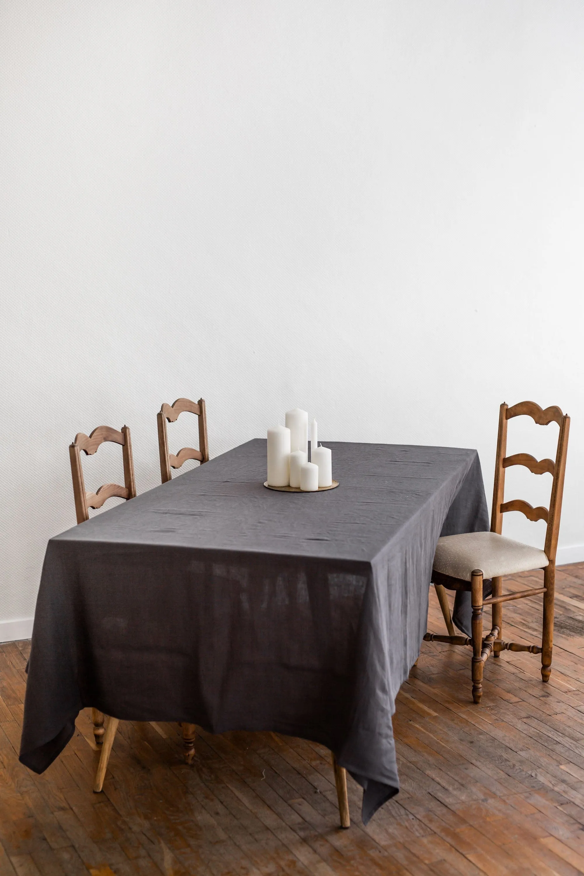 Linen Tablecloth | Charcoal