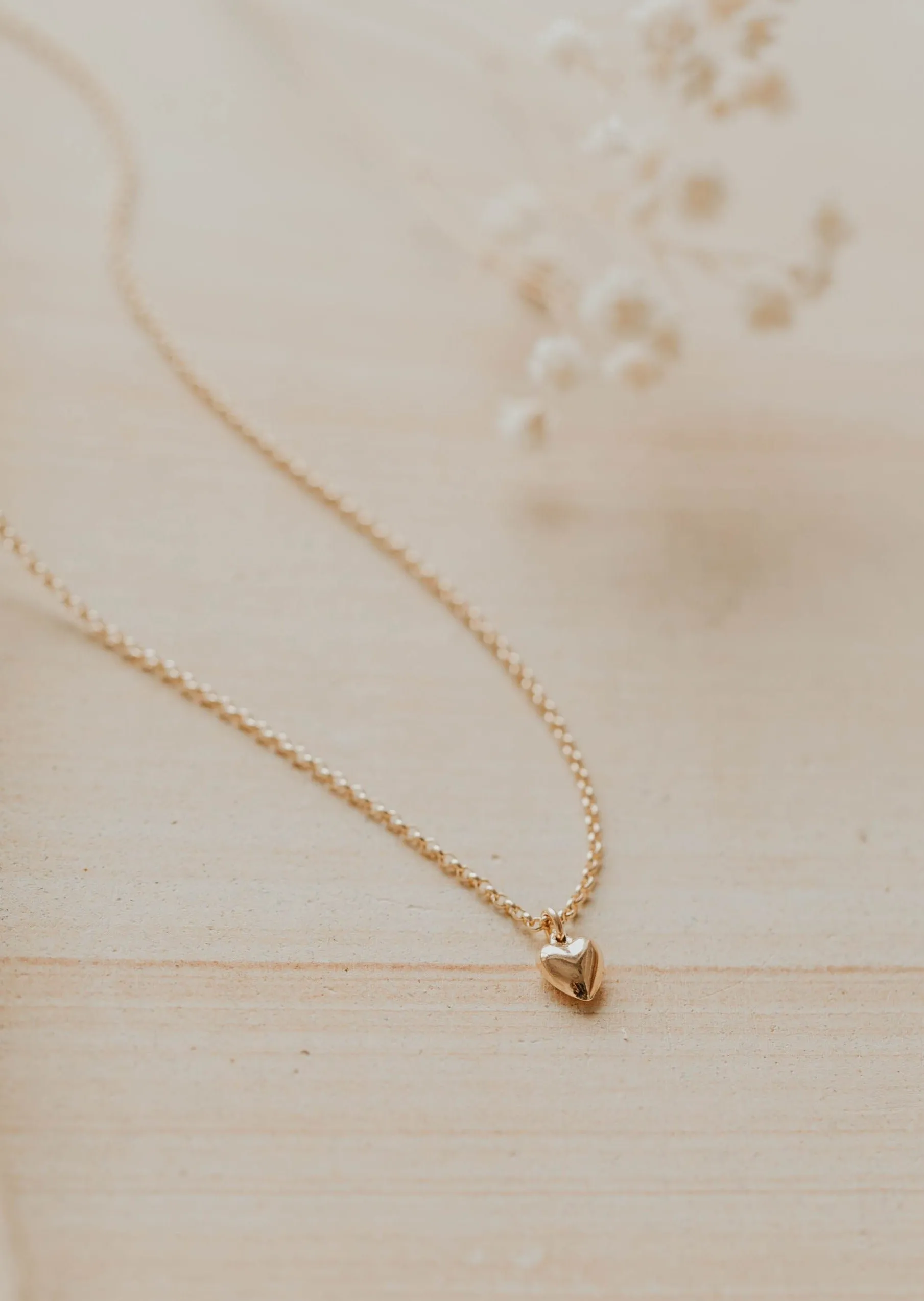 Little Puff Heart Necklace