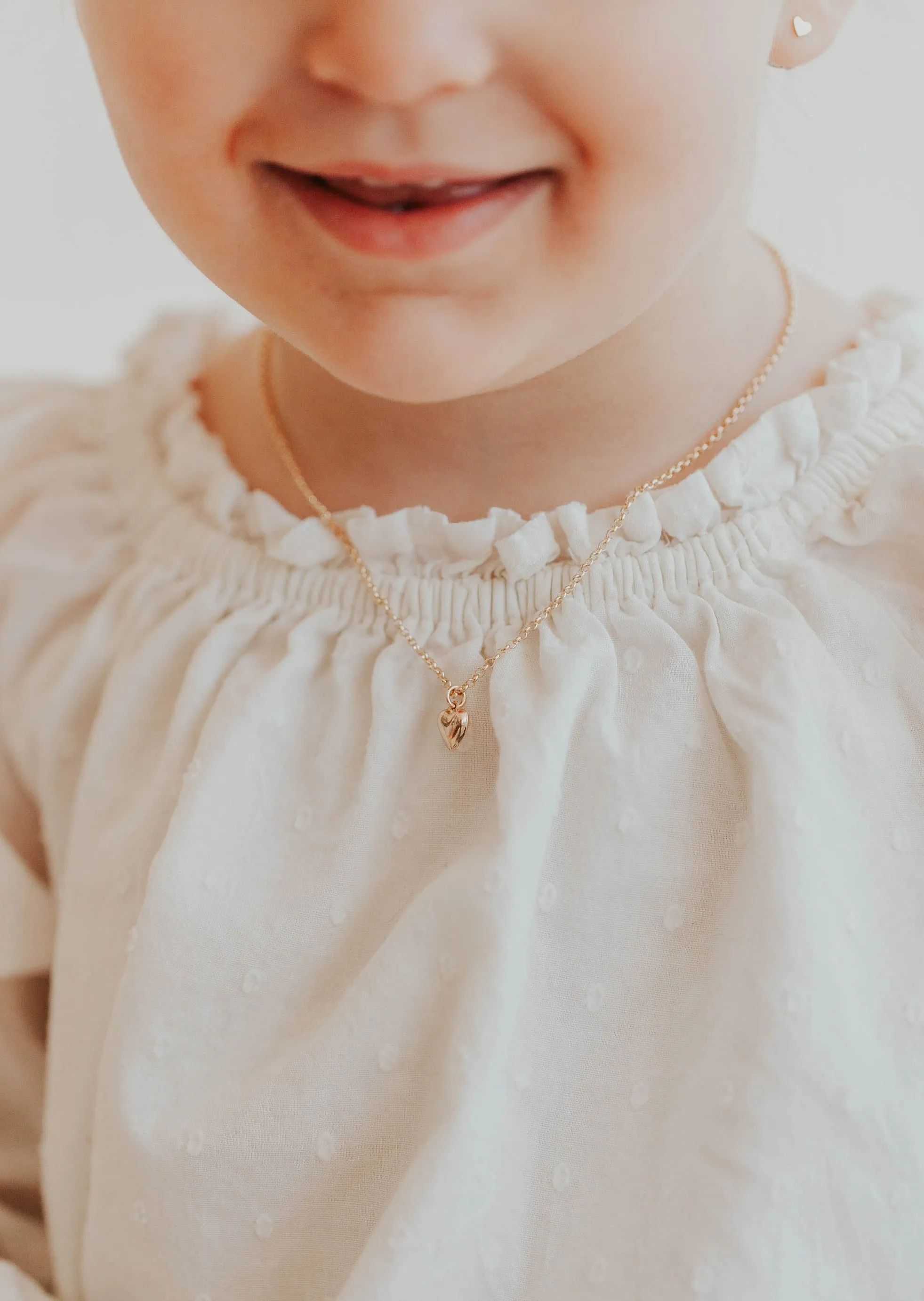 Little Puff Heart Necklace