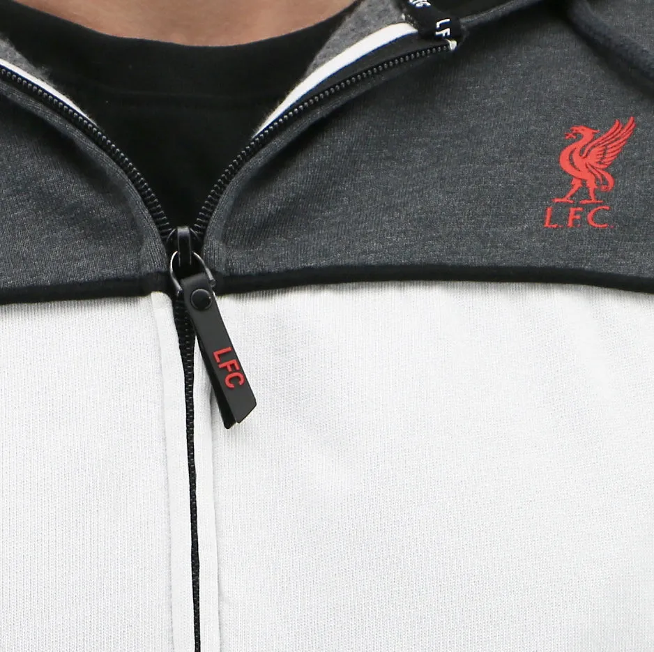 Liverpool FC Tri Colour YNWA Zip Hoodie