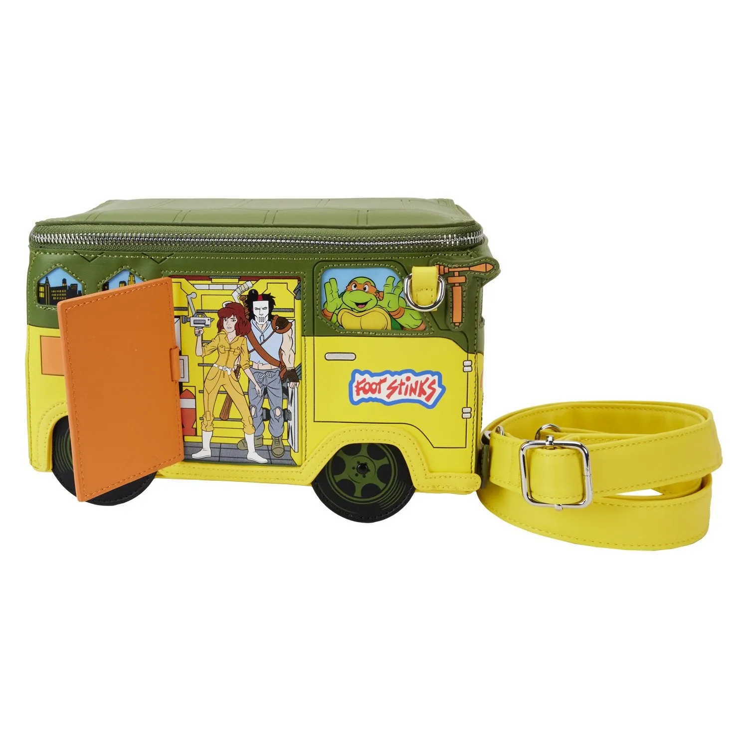 Loungefly Nickelodeon TMNT 40th Anniversary Party Wagon Figural Crossbody - Preorder