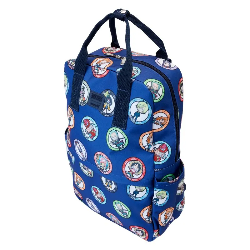 Loungefly Toei One Piece Allover Print Characters Full Size Nylon Backpack