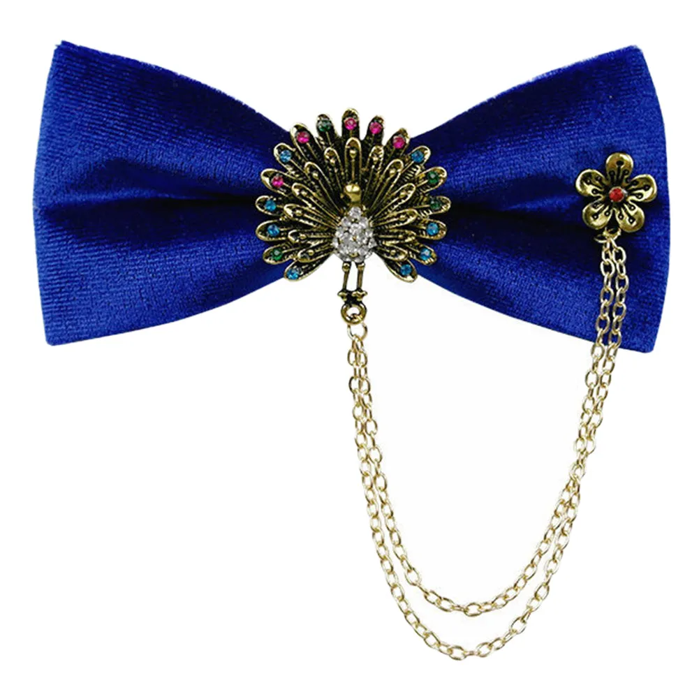 Luxurious Peacock Bow Tie 4 Colors