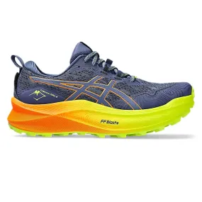 Mens ASICS Trabuco Max 2 - Deep Ocean / Bright Orange