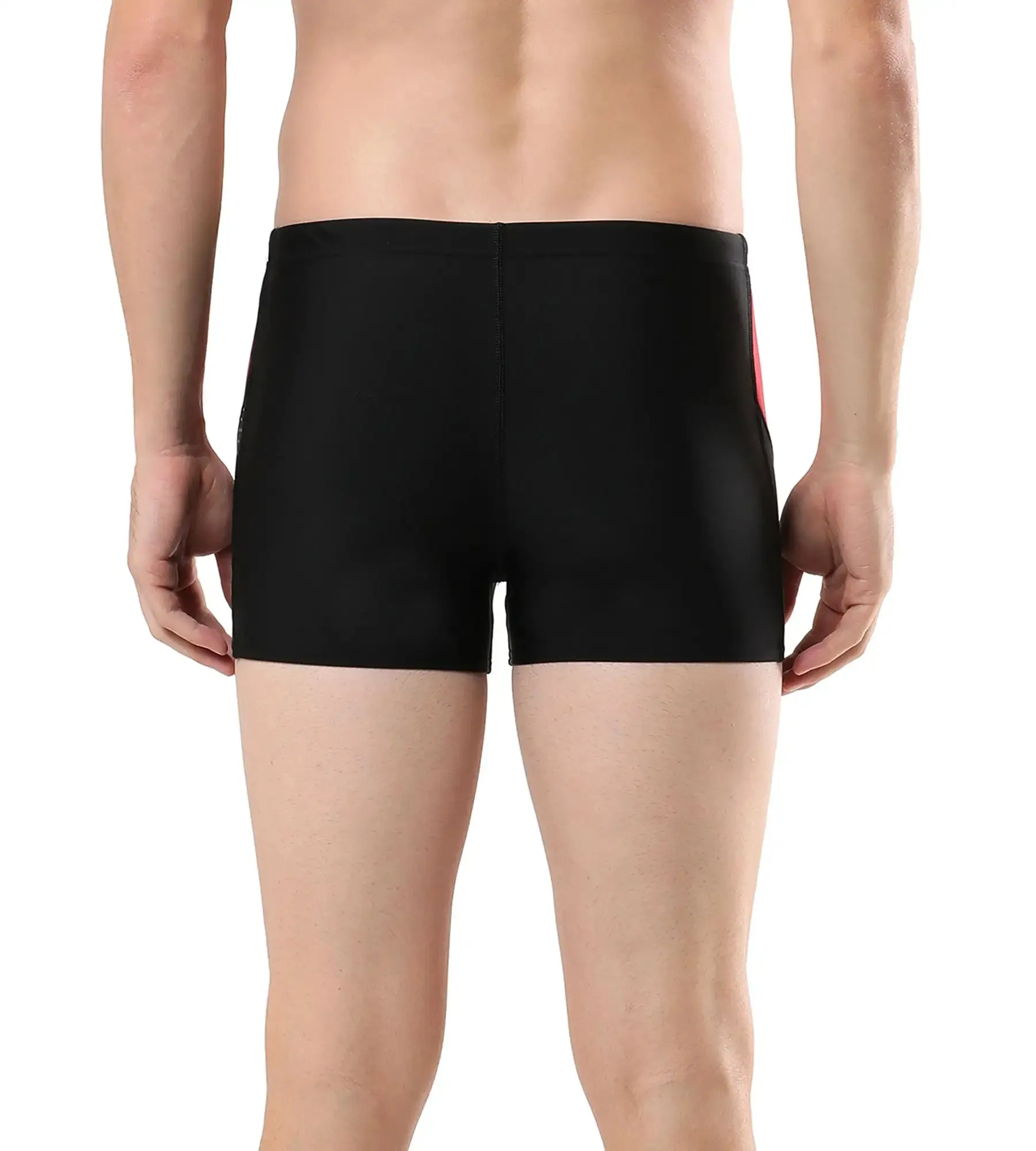 Men's Endurance Dive Aquashort - Black  &  Fed Red