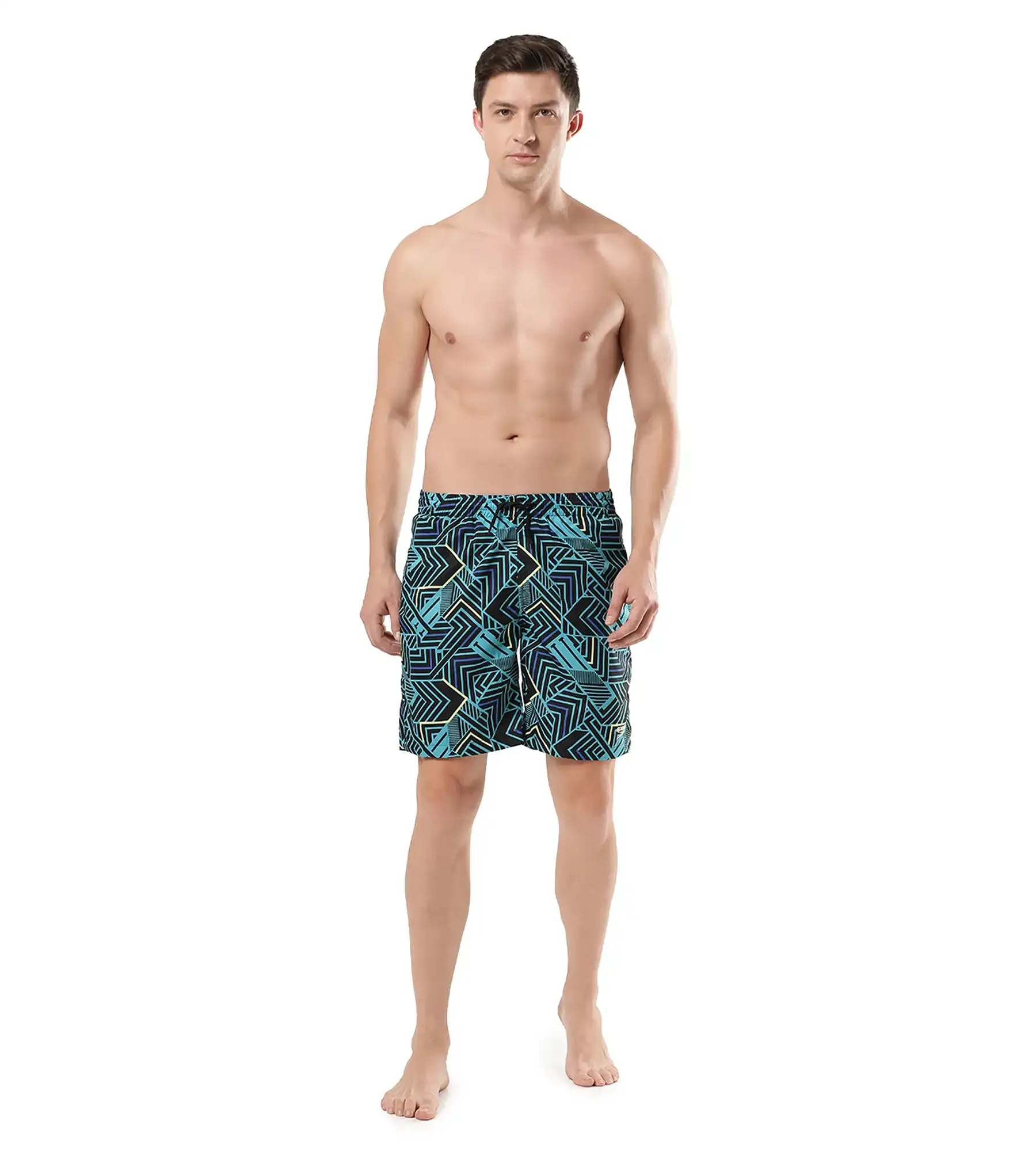 Men's Essential Sport Allover Watershorts - True Navy  &  Aquarium