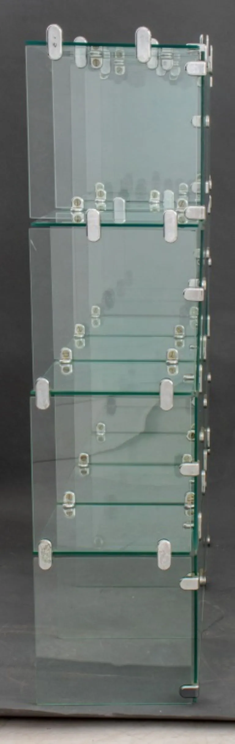 Modern Glass Cube Display Case