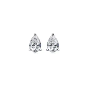 MOISSANITE PEAR CUT STUDS