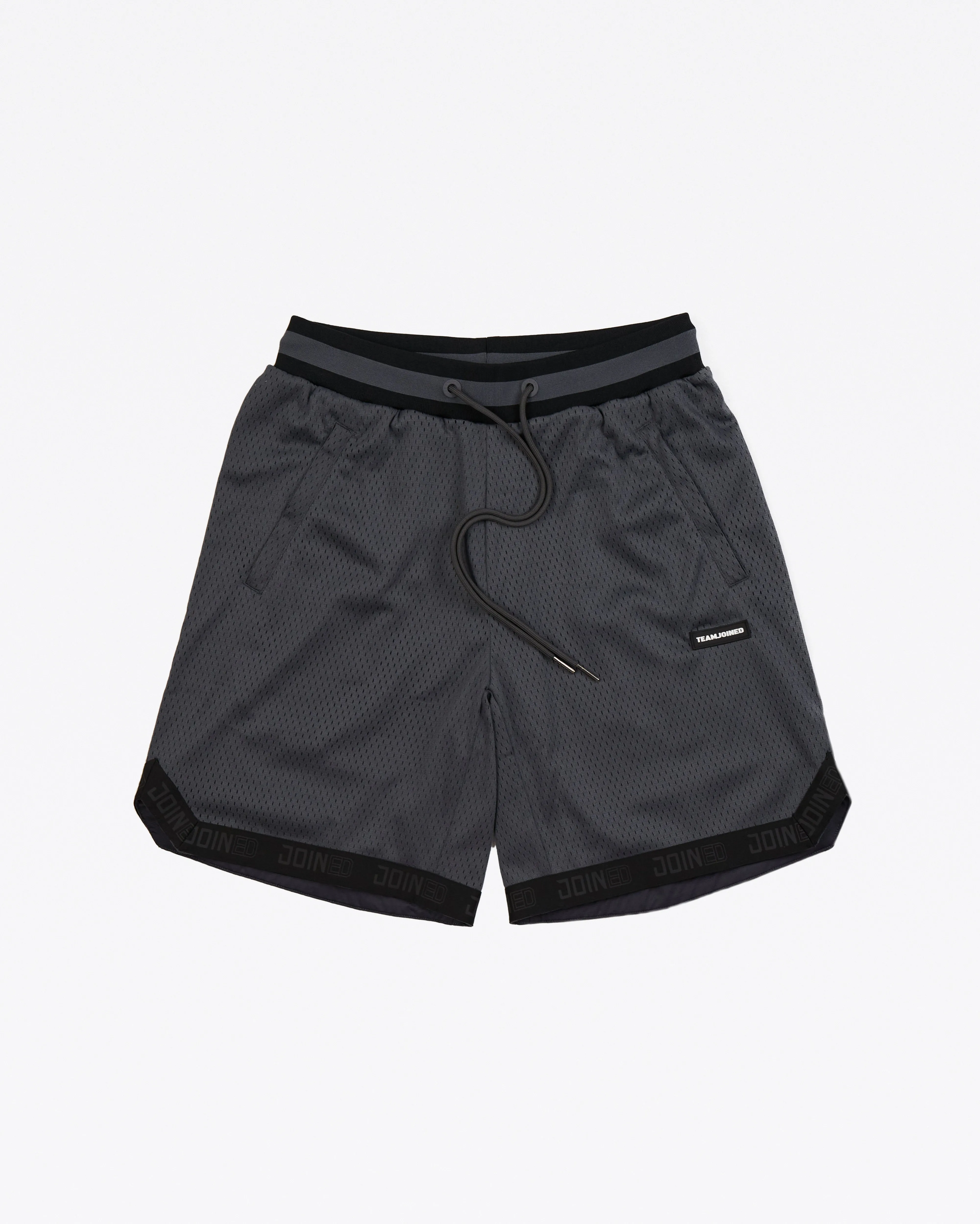 Multi Logo Double Mesh Trimmed Shorts