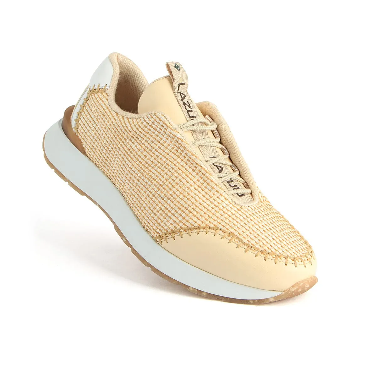 My Sneaker Rafia Cotton Sneakers | Beige