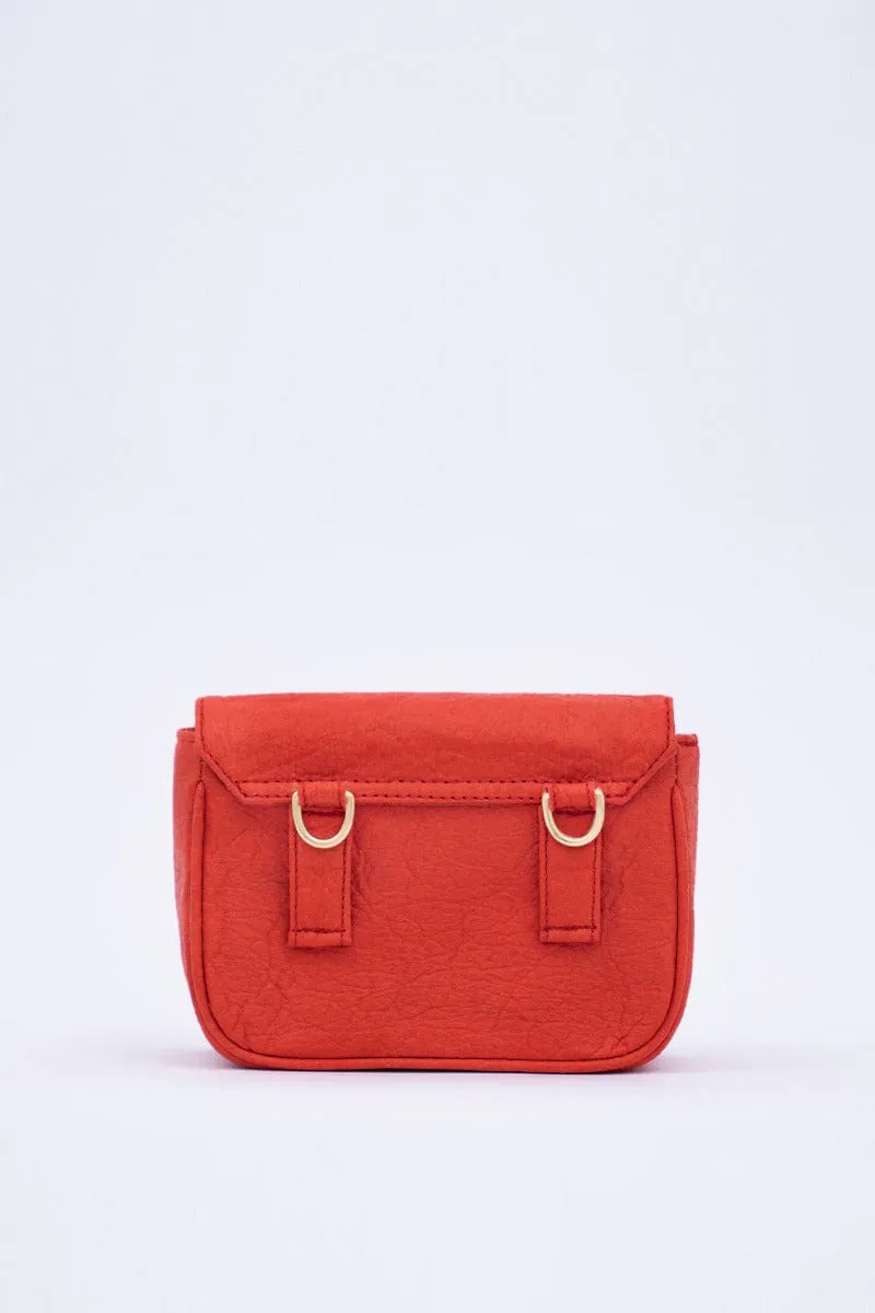 New York Piatex Vegan Leather Belt Bag | Cherry