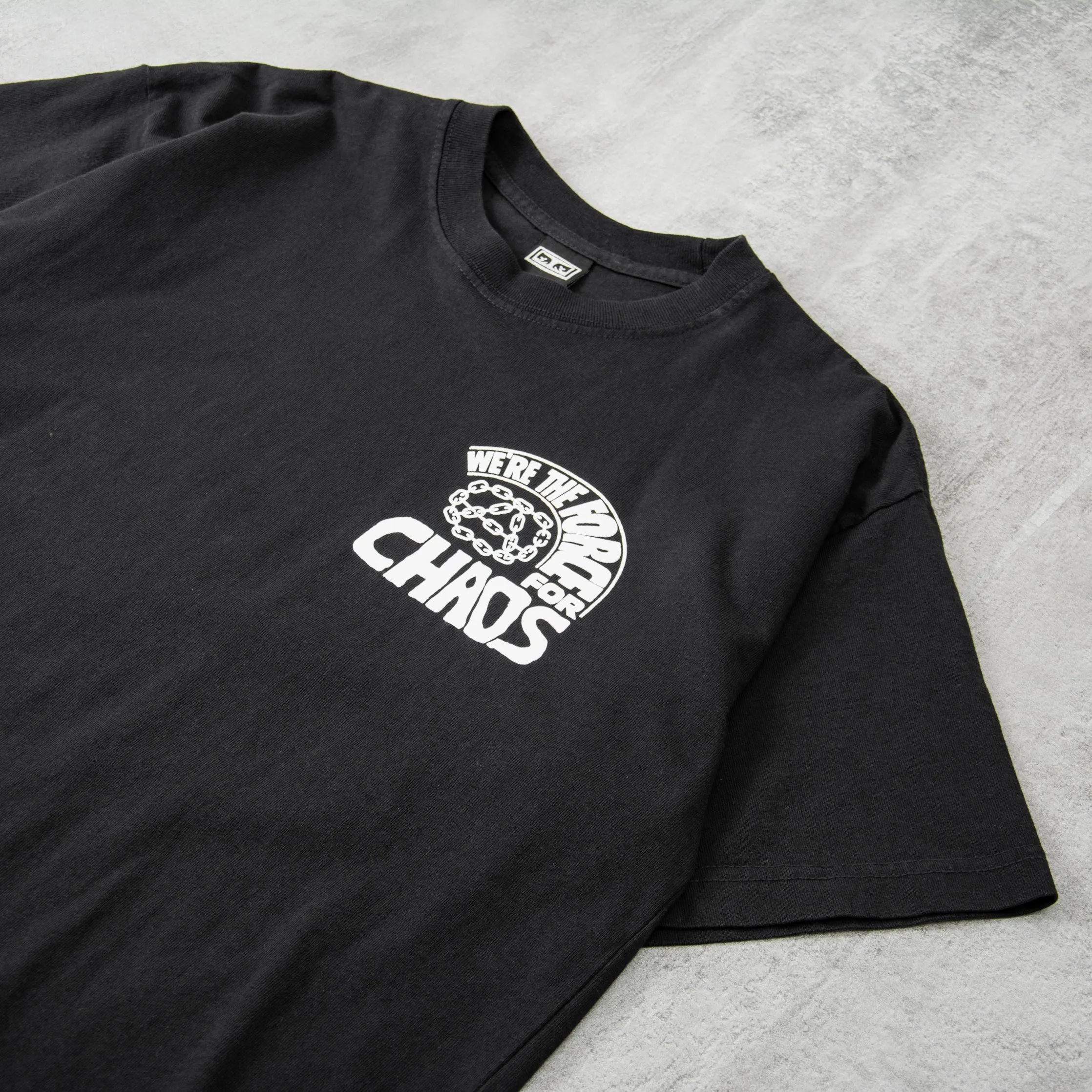 Obey Peace Program Tee - Vintage Black