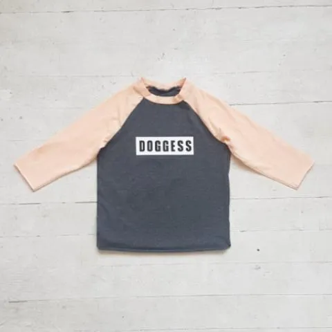 Olive "Doggess" Baseball Tee