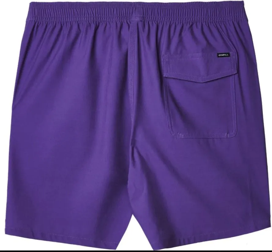 O'NEILL SOLID VOLLEY SWIM TRUNK WITH LINER