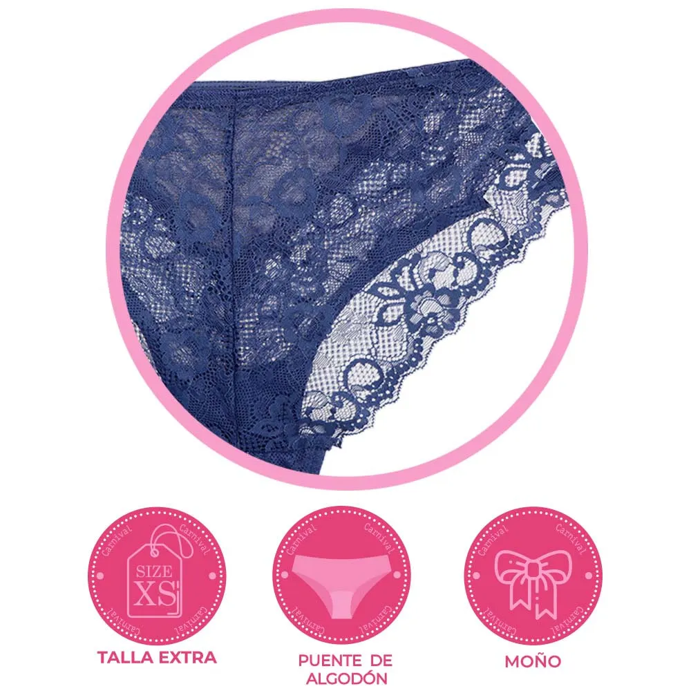 Pantie coordinable de talla extra  74363 Lady Carnival