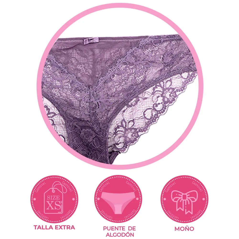 Pantie coordinable de talla extra  74363 Lady Carnival