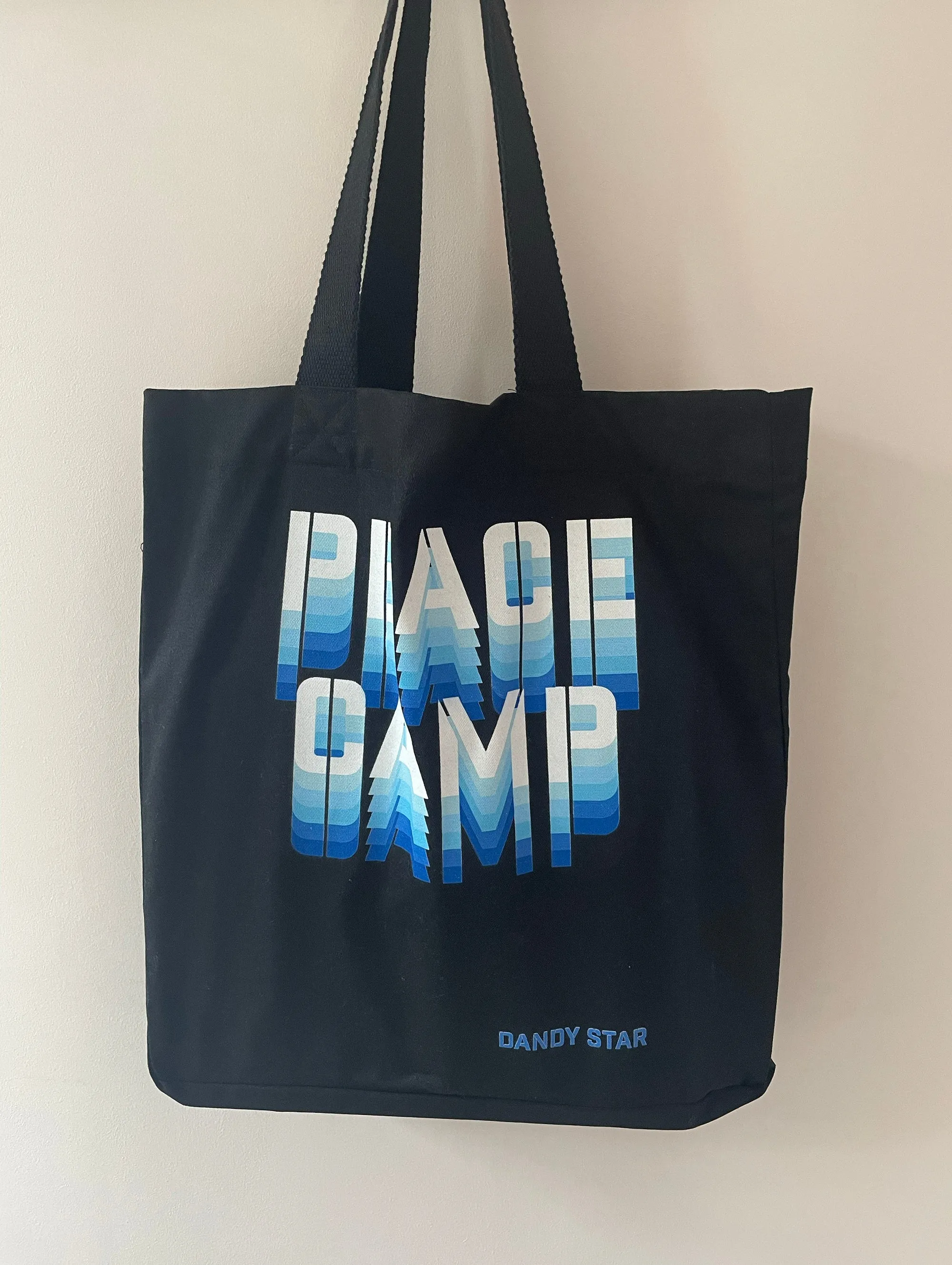 PEACE CAMP TOTE BLUE FADE