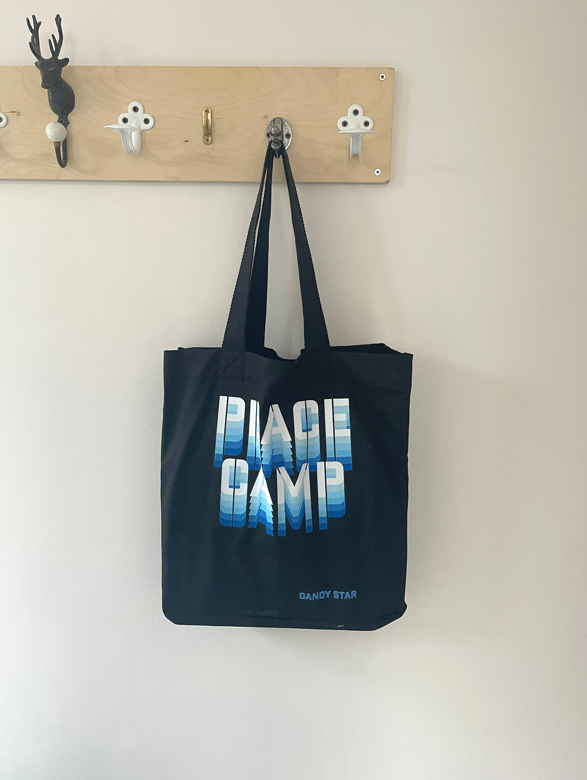 PEACE CAMP TOTE BLUE FADE