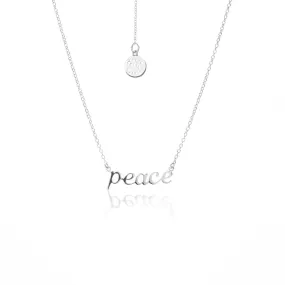 Peace Necklace - Silver