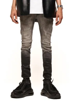 PHEELINGS INNER PEACE SKINNY DENIM (BLACK TO LIGHT CHARCOAL)