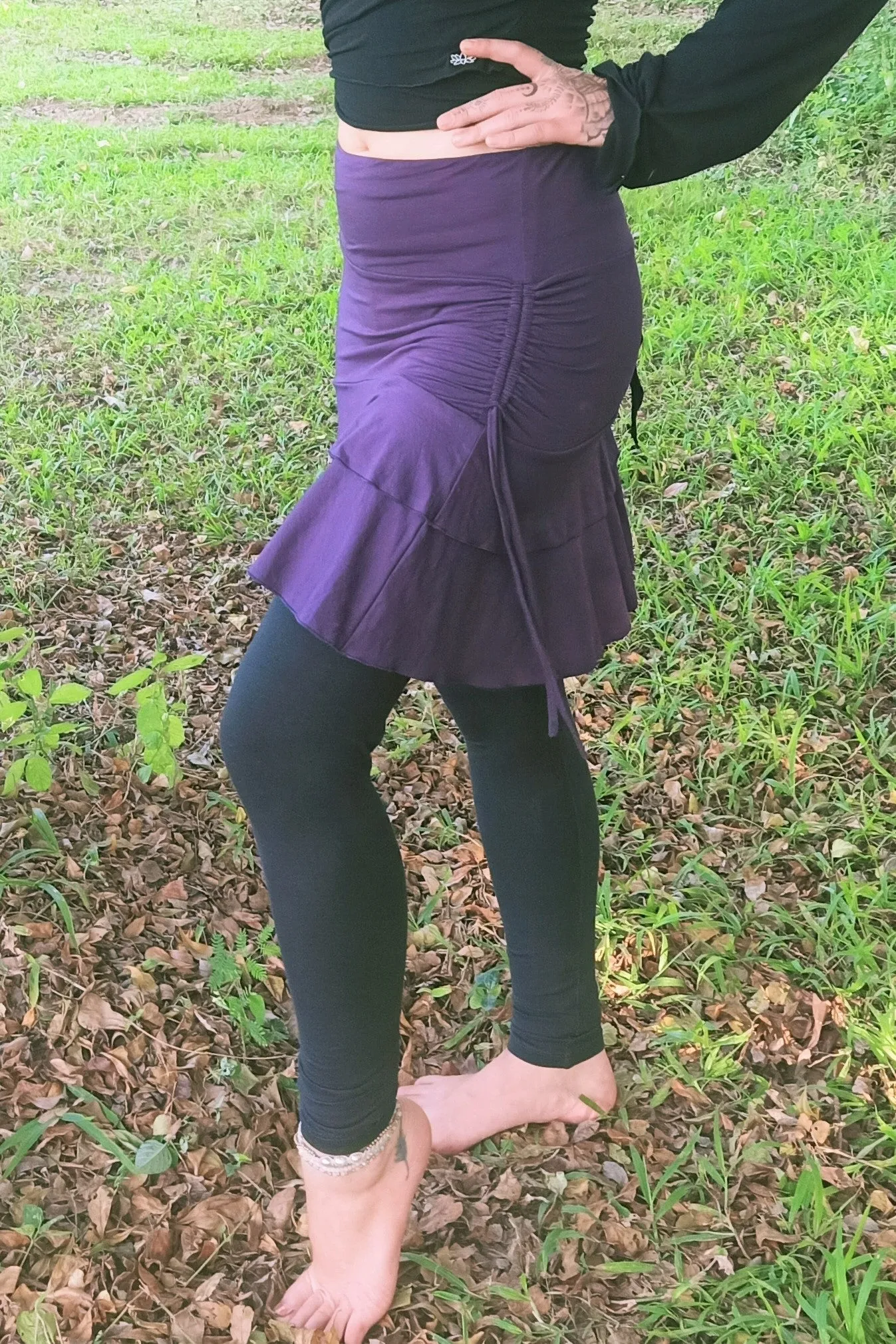 Plum Apsara Skirt