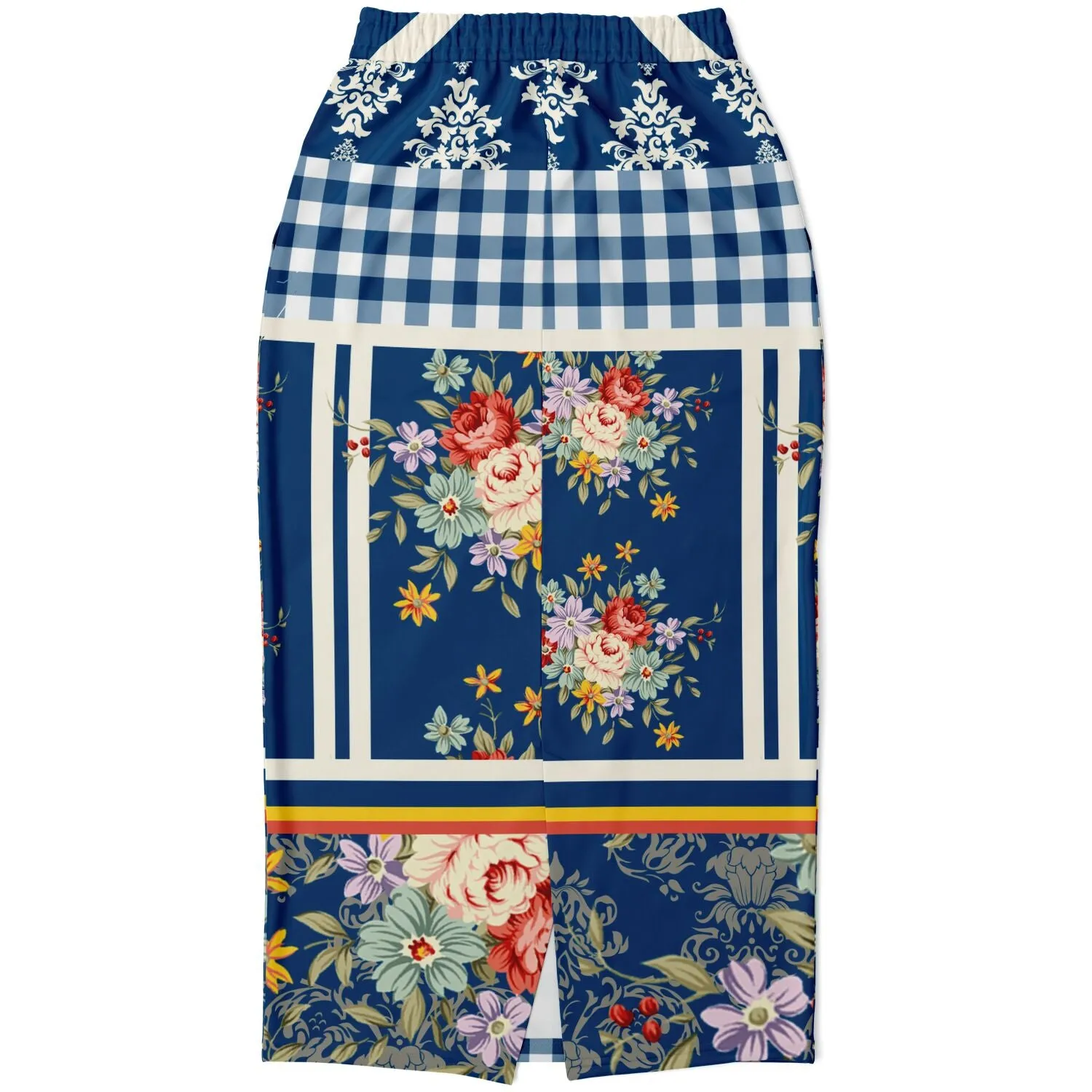 Porcelain Fleur Eco-Poly Long Pocket Skirt