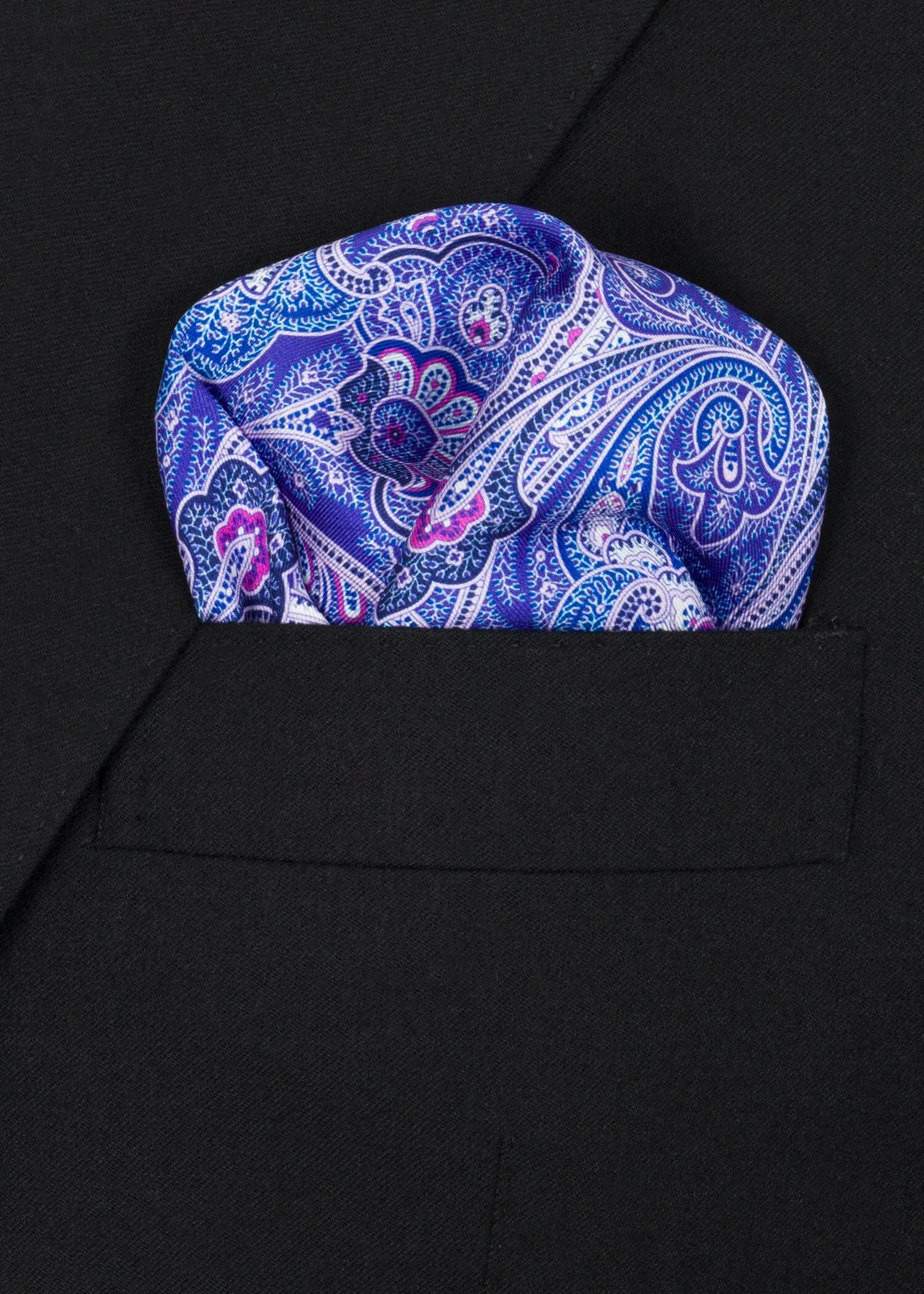 Purple Pink Pocket Square