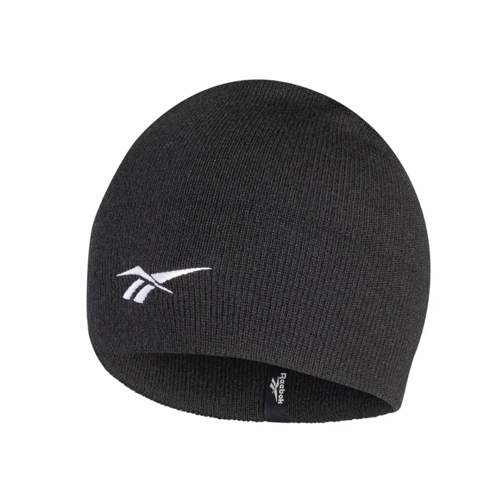 Reebok Apparel Men Reversible Knit Beanie BLACK