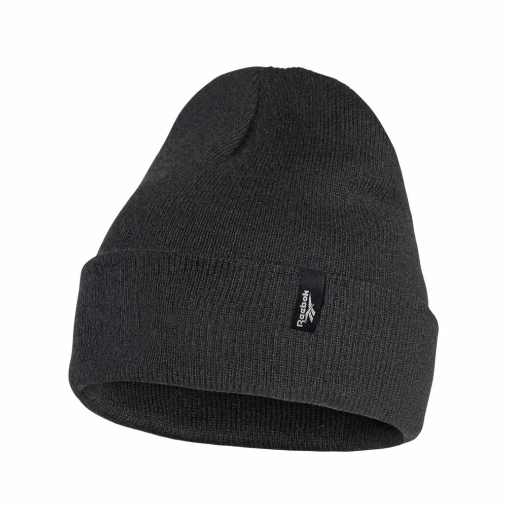 Reebok Apparel Men Reversible Knit Beanie BLACK