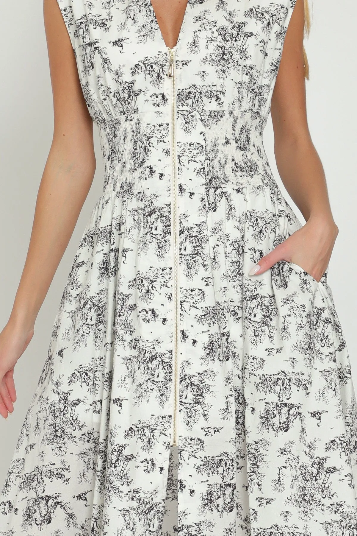 Sadie Floral Midi Dress