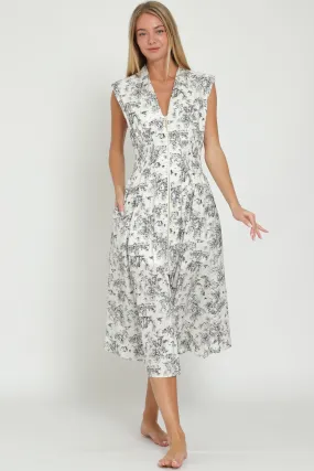 Sadie Floral Midi Dress