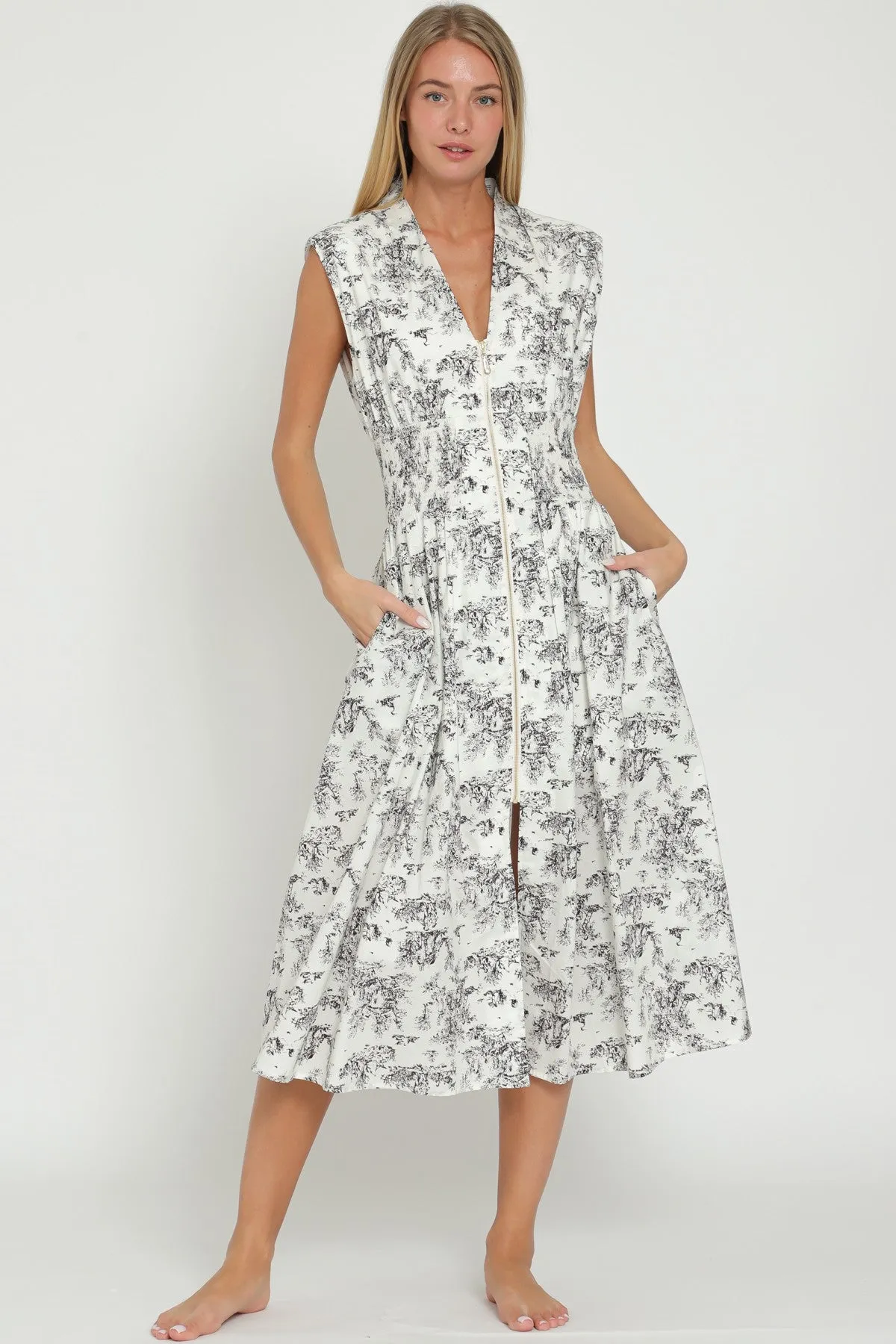 Sadie Floral Midi Dress