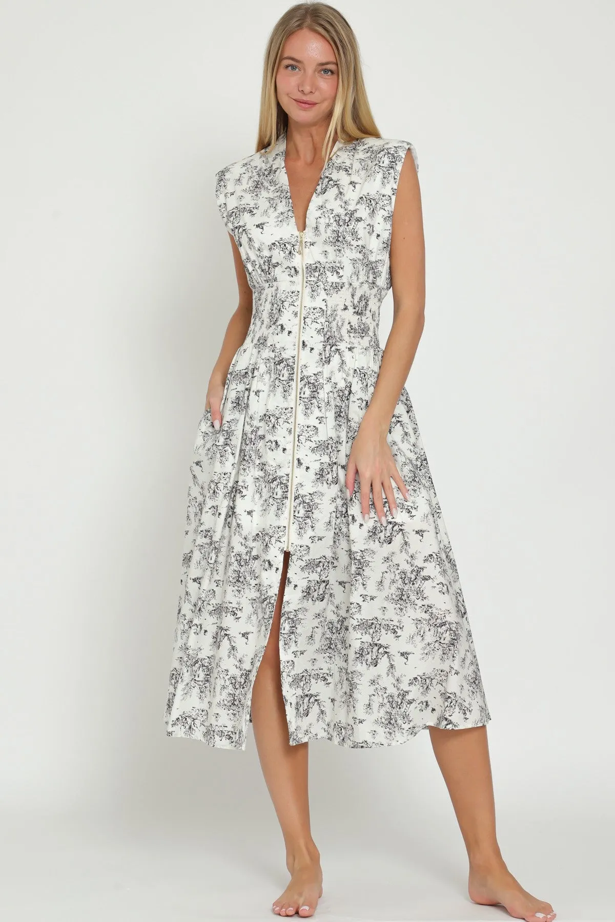 Sadie Floral Midi Dress