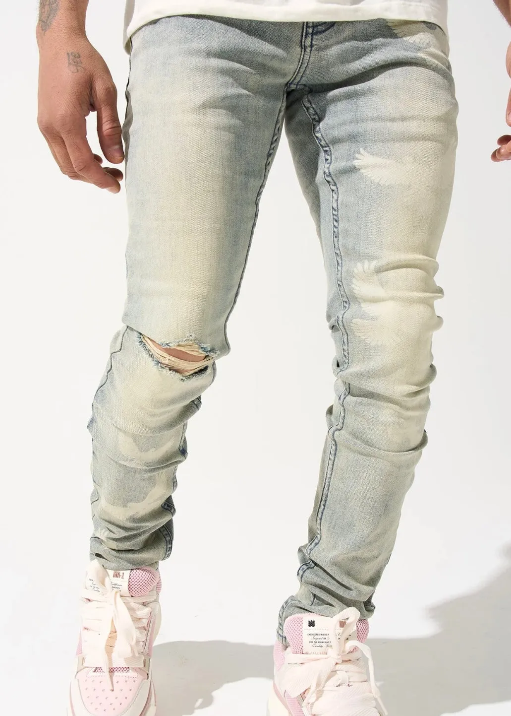 Serenede “Peace” Wash Jeans