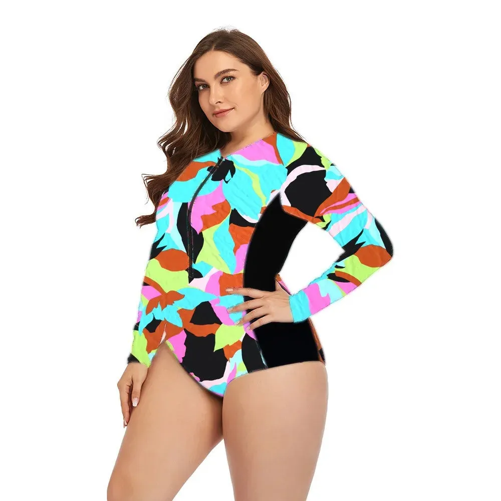 Swimwear One Piece Plus Size Swimsuit