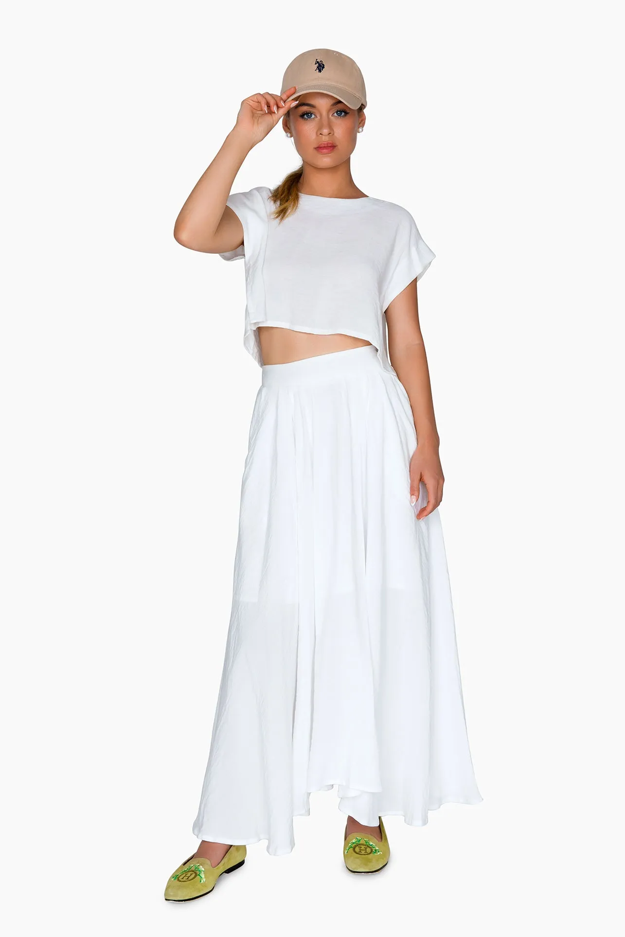 Timeless Crop Top & Maxi Skirt Set