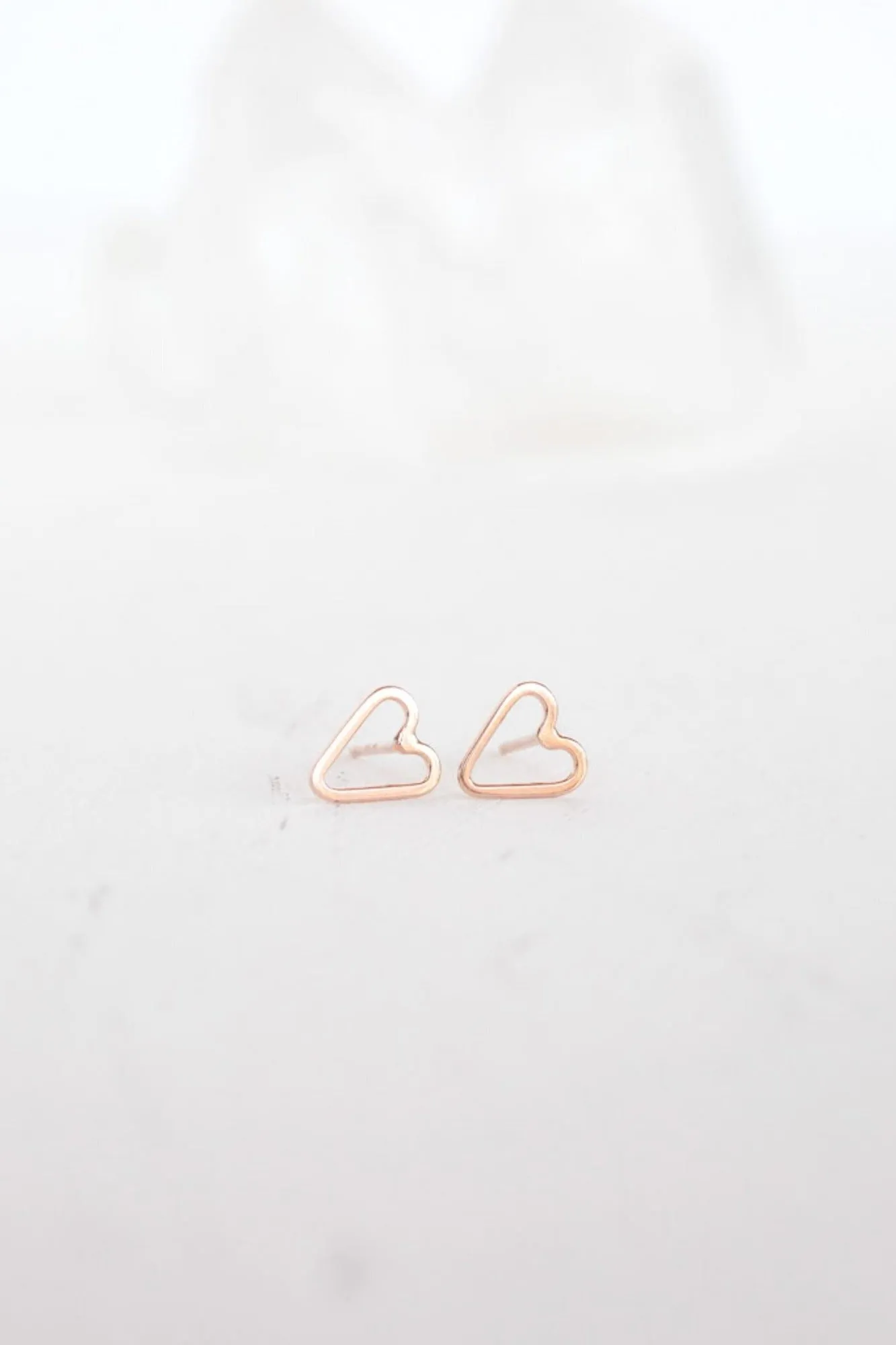 Tiny Heart Studs