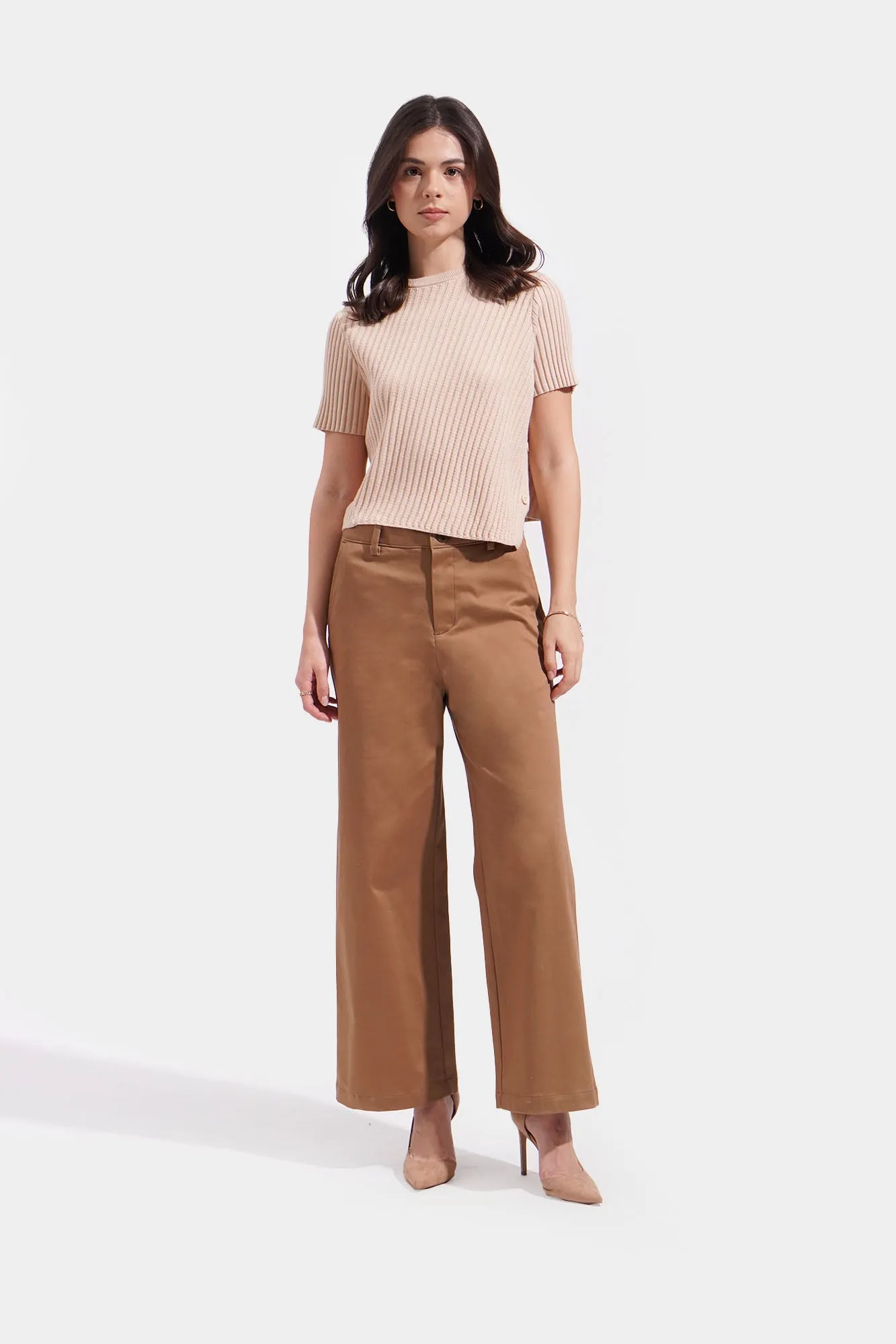 Wide Leg Trousers