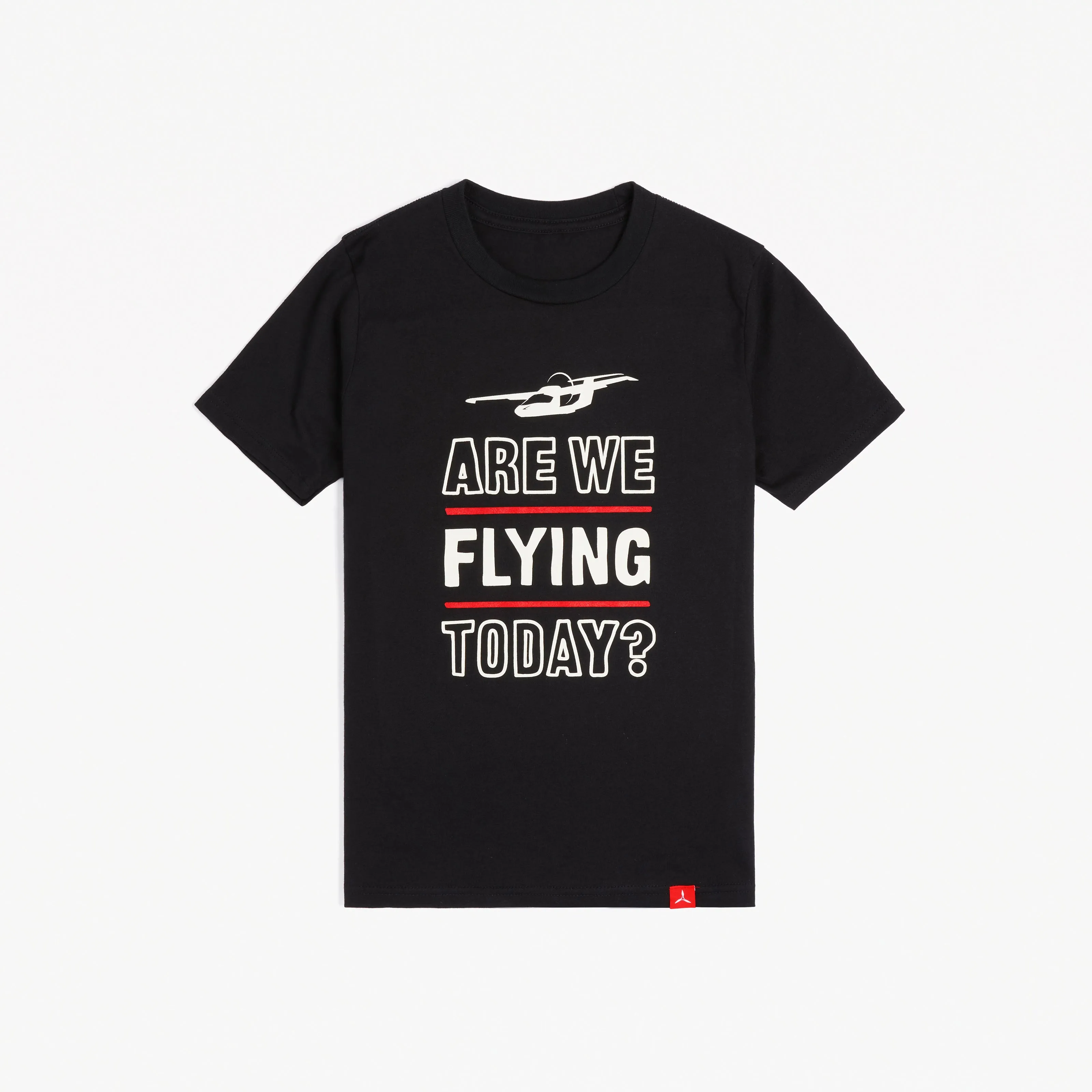 Youth "Are We Flying Today?" Tee (Black)